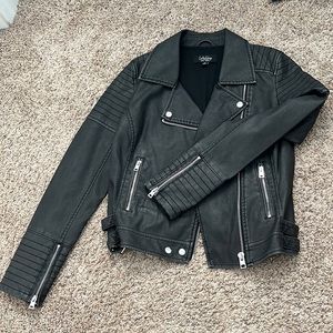 Coffee Shop New York Black Leather Jacket